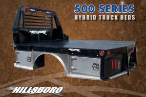 Hillsboro Industries announces its new model 500 and 1000 Hybrid truck bed